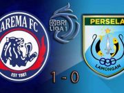 Arema FC Kembali ke Puncak Klasemen usai Menang Tipis atas Persela