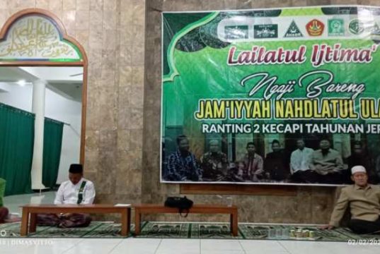 Ranting NU 2 Kecapi Gelar Lailatul Ijtima’ dan Do’a Bersama di Awal Bulan Rajab