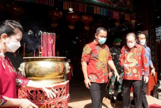 Perayaan Imlek di Semarang Berjalan Sesuai Protokol Kesehatan