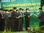 Rektor Unissula Lantik Wakil Rektor dan Pejabat Struktural