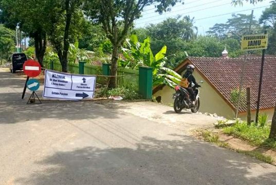 Pengalihan Arus Lalu Lintas Jalan Antarkecamatan Jatipurno Wonogiri