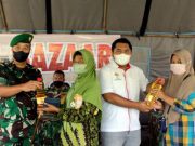Kodim 0728 dan HIPMI Wonogiri Menggelar Bazar Minyak Goreng Murah