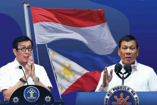 Presiden Rodrigo Duterte Anugerahi Menkumham Yasonna Kaanib ng Bayan Award