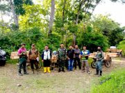 Tim Buser KPH Mantingan Gagalkan Pencuri Kayu dengan Sepeda Motor Saat Patroli Preventif
