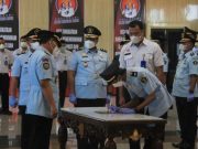 Kakanwil Kemenkumham Jateng Lantik 54 Pegawai di Lingkungannya