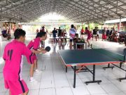 Sambut Ramadan, Lapas Semarang Gelar Turnamen Bola Pingpong Antar Blok Hunian