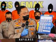 Polres Demak Sita 19,45 Gram Sabu dan Menangkap Lima Pengedarnya