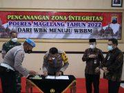 Polres Magelang Canangkan Zona Integritas Wilayah Bebas Korupsi