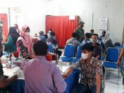 Danramil Mertoyudan Pimpin Anggota Dampingi Kelancaran Vaksinasi