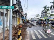 Proyek Jalan A Yani Kota Tegal Molor Hampir Dua Bulan