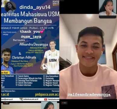 Ngobrol Bareng Dewangga dan Adinata ; Dewangga Mengaku Kuliah di USM Bagus