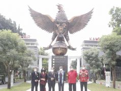 Petinggi PDIP Kunjungi Monumen Pancasila di UNNES, Hasto: Kita Adalah Bangsa Pejuang