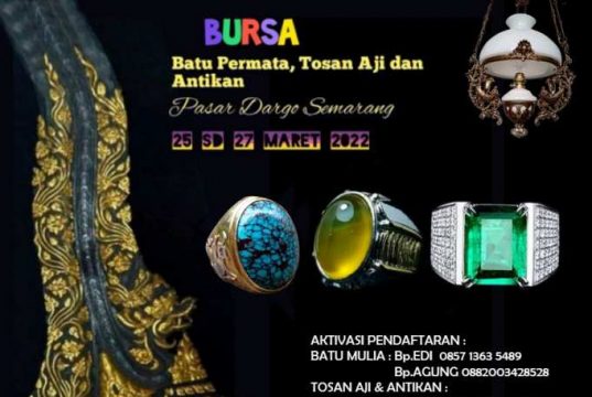 Temukan Barang Murah di Bursa Batu Permata, Tosan Aji dan Antikan Pasar Dargo