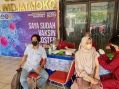 Siapkan PTM, USM Gandeng RS Bhayangkara Adakan Vaksinasi Booster
