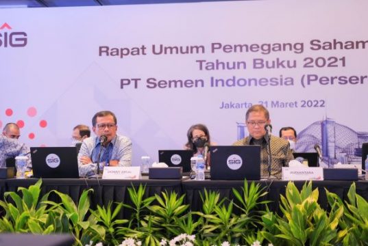 RUPST 2022, SIG Bagikan Dividen 50,66 Persen Senilai Rp 1,02 Triliun