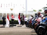 Presiden Jokowi Lepas Parade Pembalap Pertamina Grand Prix of Indonesia