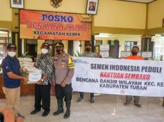SIG Bergerak Cepat Bantu Korban Banjir di Kecamatan Kerek Tuban