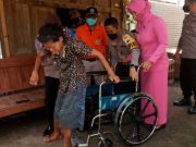 Polres Klaten Bantu dan Santuni Empat Penyandang Disabilitas