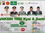 Vaksinasi 1000 Kiai dan Santri Warnai Pelantikan PCNU Jepara