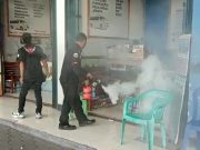 Antisipasi DBD, Pengelola Terminal Tirtonadi Lakukan Semprotan dan Pengasapan
