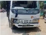 Truk Angkut Bata Ringan Tabrak Motor Matik di Ngaringan, Satu Tewas