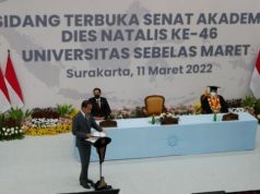Presiden: UNS Sudah Jadi Kapal Besar, Hati-hati Bila Harus Berubah