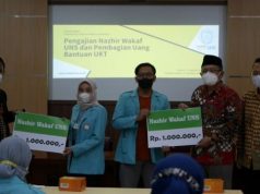 46 Mahasiswa Terima Bantuan UKT dari Nazhir Wakaf UNS..