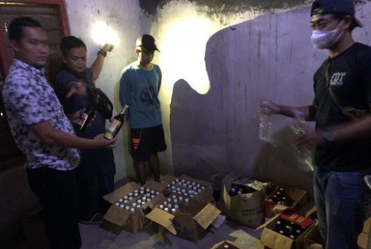 Polres Kebumen Amankan Ratusan Botol Miras di Ambal