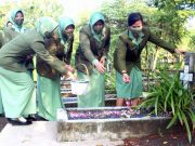 Ziarah Nasional Peringati HUT Persit dan HUT Dharma Pertiwi