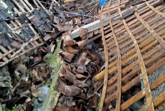 Longsor di Bulukerto Wonogiri, Rumah Warga Rusak Jaringan Listrik Putus