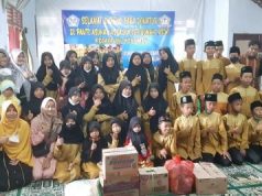 Mahasiswa IAINU Kebumen Bagi Sembako dan Takjil di 4 Panti Asuhan