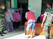 Di Wonogiri, Babinsa Ikut Mengatur Antrean Pelayanan Vaksinasi