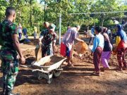 Ciptakan Lingkungan Bersih, Ini yang Dilakukan Koramil Jatiroto Wonogiri