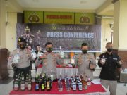 Polres Klaten Sita Ribuan Motor Minuman Keras dalam Operasi Selama Tujuh Hari