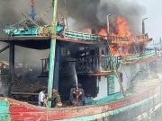 Lagi, Kapal Terbakar di Pelabuhan Kota Tegal