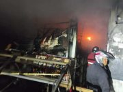 Bengkel dan Aksesori Motor Sumber Jaya Teknik Tegal Terbakar