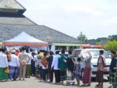 Prokes Ketat saat Shalat Id di Masjid Agung Demak