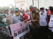 Ganjar Minta Lokasi Tanah Bergerak di Tegal Tidak Ditempati Lagi