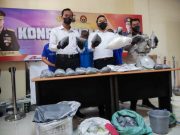 Polres Kudus Sita Setengah Kuintal Bubuk Bahan Petasan di Undaan