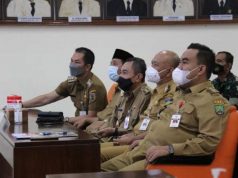 Sekda Provinsi Jateng bersama Bupati Ikuti Peringatan XXVI Hari Otonomi Daerah Tahun 2022 dari Blora