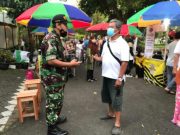 Babinsa Turut Andil di Pasar Tiban Armada Estate