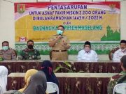 2.200 Fakir Miskin Warga Salaman Terima Bantuan Baznas