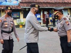 Kapolsek Lebaksiu Tegal Naik Pangkat Pengabdian