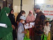 LSM Landep Berbagi dengan Anak Yatim dan Duafa