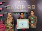 Bupati Wonosobo Terima SAKIB dan RB Award 2021 dengan Predikat Baik