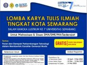 USM Gelar Lomba Karya Tulis Ilmiah bagi Mahasiswa dan Siswa SMA