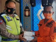 Sukseskan HKB 2022, BPBD Wonosobo Bagikan Masker dan Hand Sanitizer Gratis