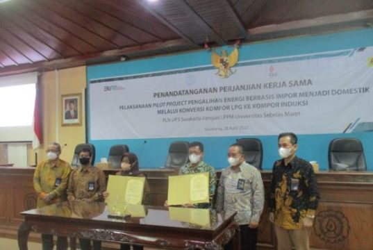 PLN dan UNS Kerja Sama Laksanakan Pilot Project Konversi LPG ke Kompor Induksi