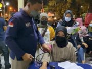 Buka Gerai Malam Hari Kelima Ramadan; Klinik Bhayangkara Surakarta Suntikkan 750 Dosis Vaksin Booster