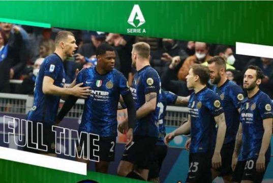 Inter Milan Jaga Peluang Scudetto Setelah Menang 3-1 Atas AS Roma
